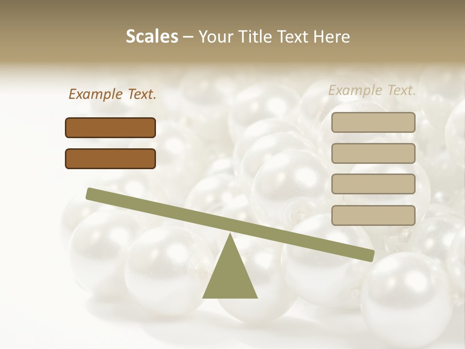 String Circular Necklace PowerPoint Template