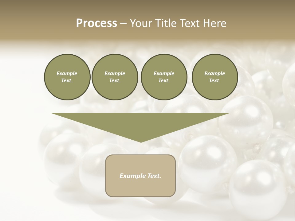 String Circular Necklace PowerPoint Template