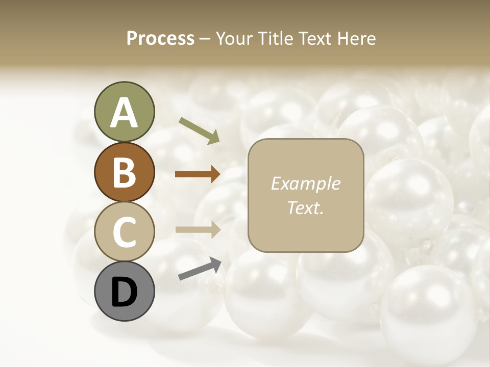 String Circular Necklace PowerPoint Template
