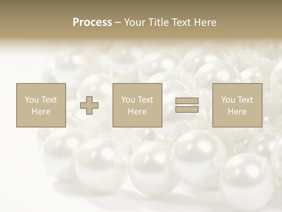 String Circular Necklace PowerPoint Template