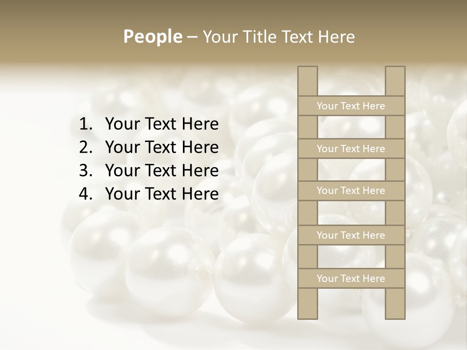 String Circular Necklace PowerPoint Template