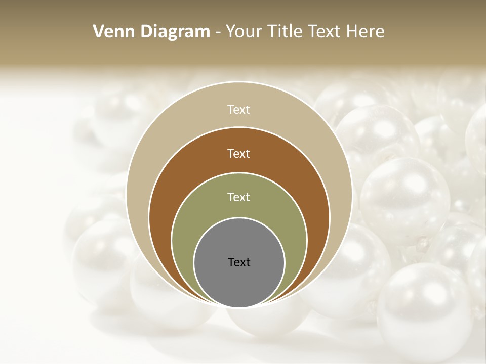 String Circular Necklace PowerPoint Template