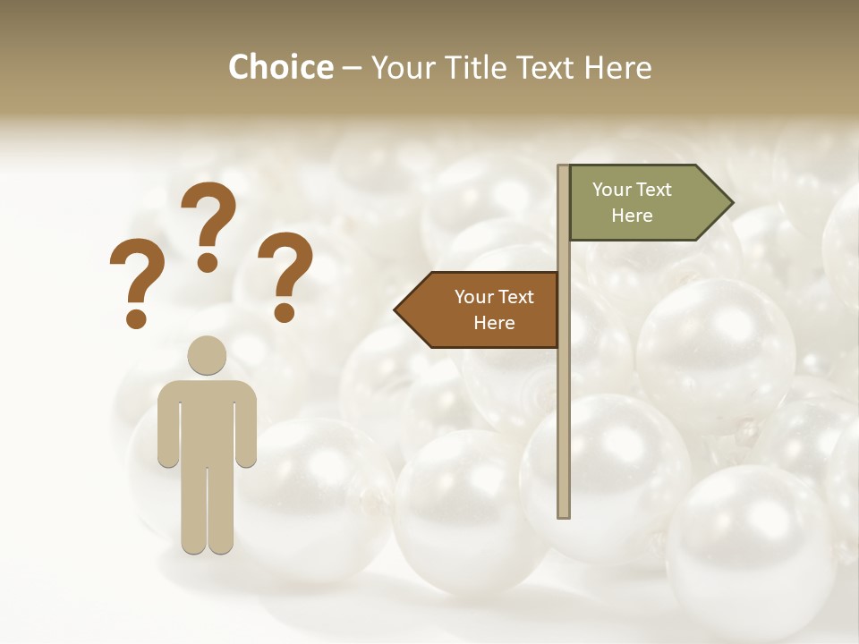 String Circular Necklace PowerPoint Template