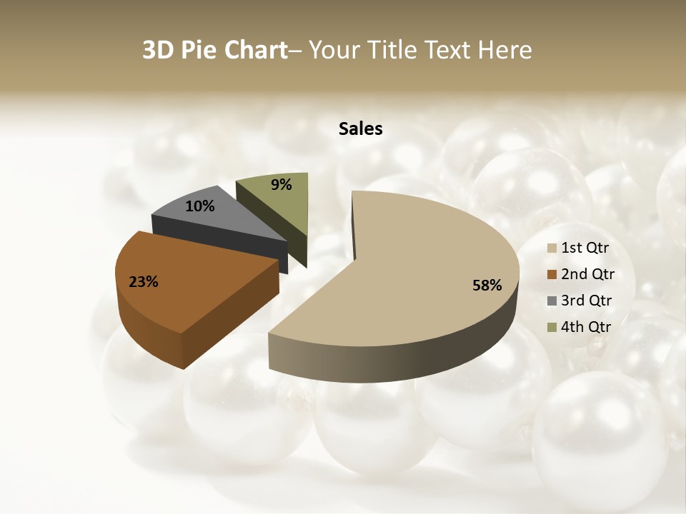 String Circular Necklace PowerPoint Template