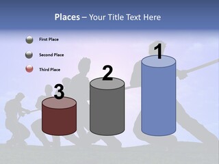 Playing String People PowerPoint Template