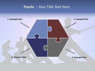 Playing String People PowerPoint Template