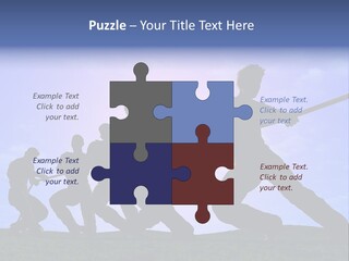 Playing String People PowerPoint Template