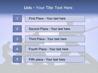 Playing String People PowerPoint Template