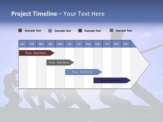 Playing String People PowerPoint Template