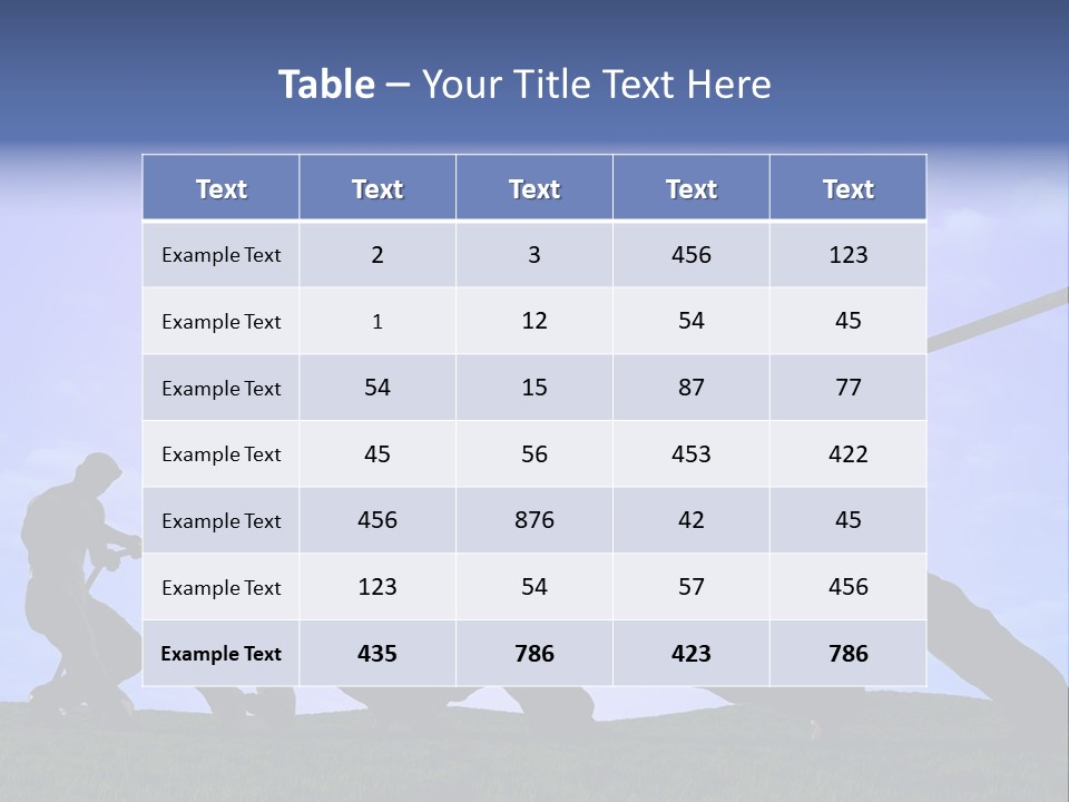 Playing String People PowerPoint Template