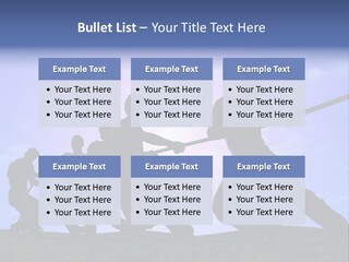 Playing String People PowerPoint Template