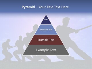 Playing String People PowerPoint Template