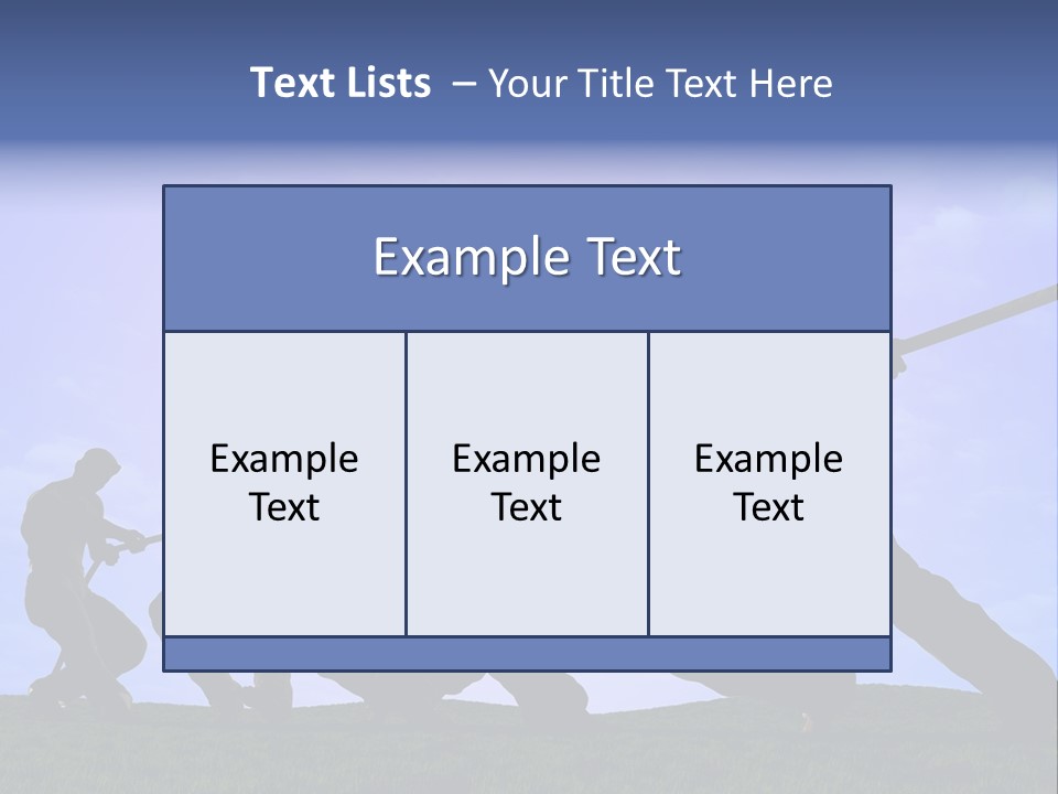 Playing String People PowerPoint Template