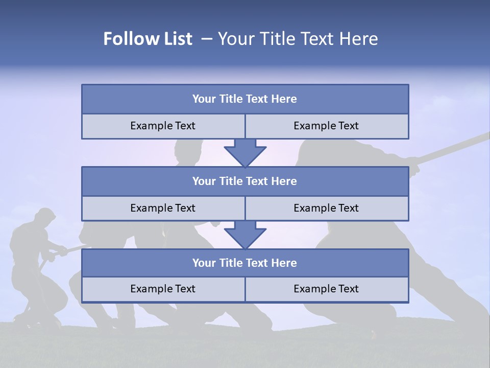 Playing String People PowerPoint Template