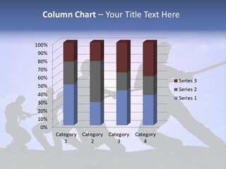 Playing String People PowerPoint Template