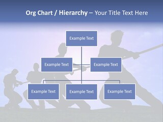 Playing String People PowerPoint Template