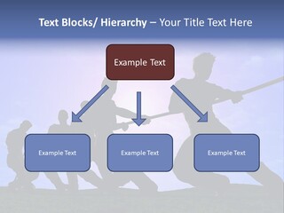 Playing String People PowerPoint Template