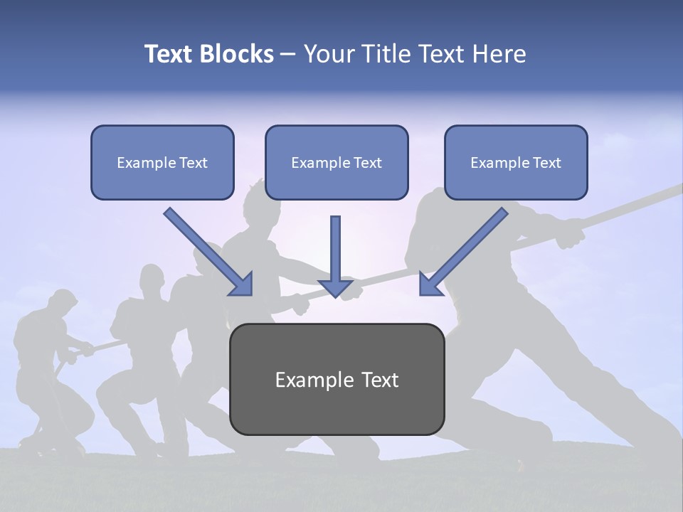 Playing String People PowerPoint Template