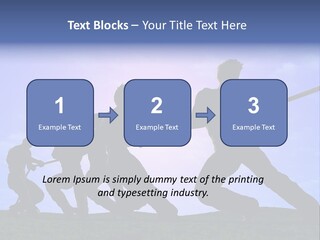 Playing String People PowerPoint Template