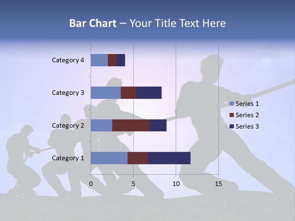 Playing String People PowerPoint Template