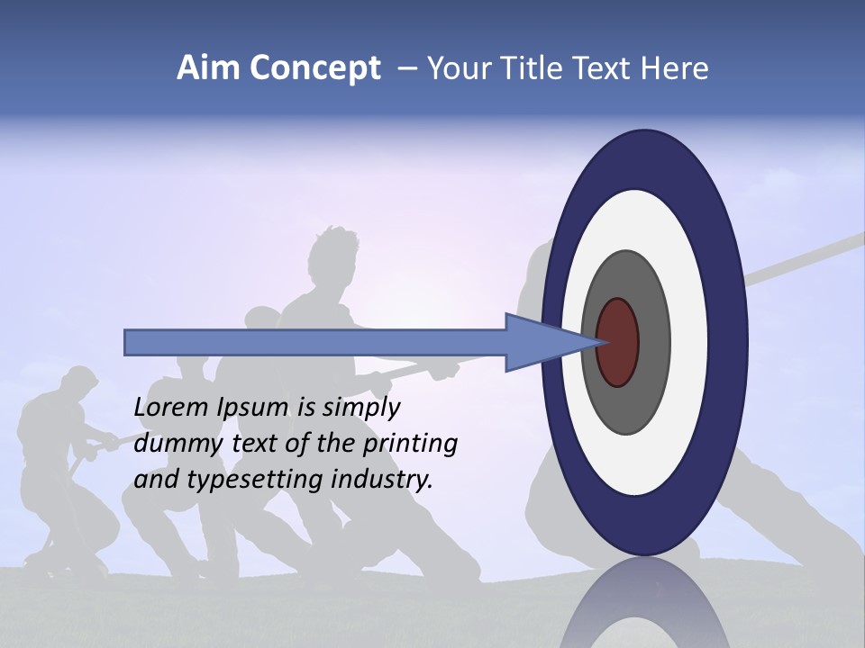 Playing String People PowerPoint Template