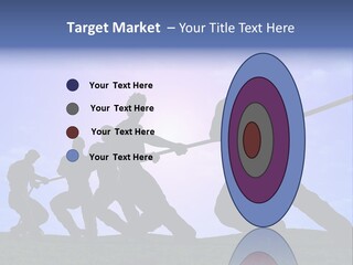 Playing String People PowerPoint Template