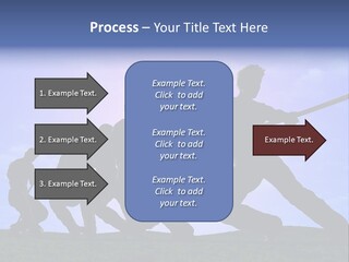 Playing String People PowerPoint Template