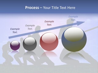 Playing String People PowerPoint Template