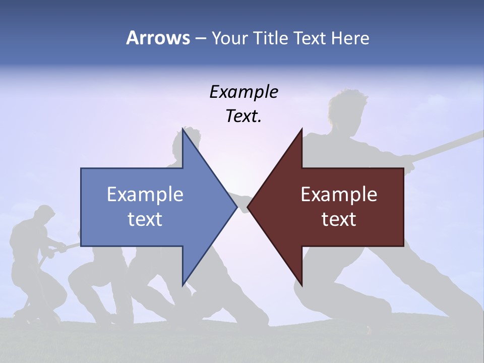 Playing String People PowerPoint Template