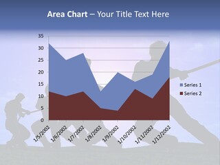 Playing String People PowerPoint Template