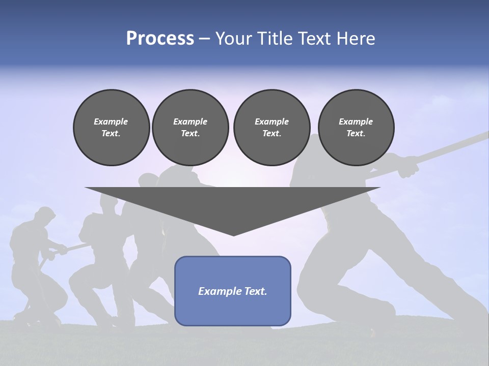 Playing String People PowerPoint Template