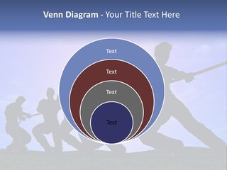 Playing String People PowerPoint Template