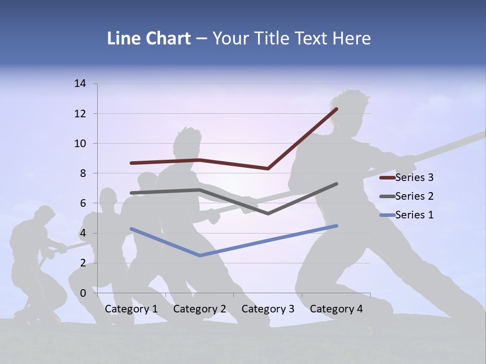 Playing String People PowerPoint Template