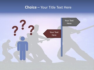 Playing String People PowerPoint Template