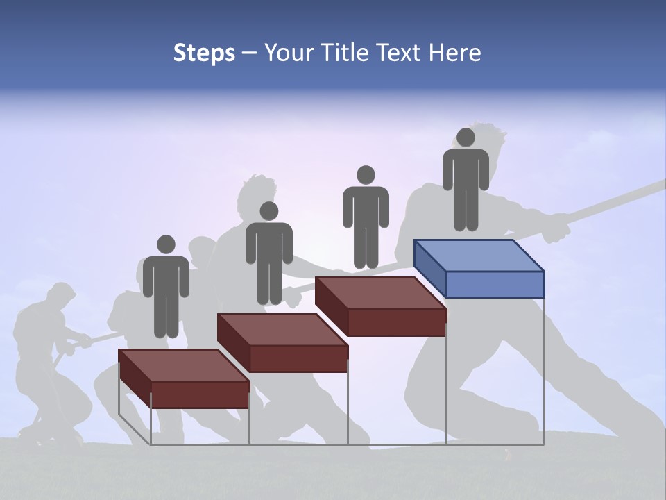 Playing String People PowerPoint Template