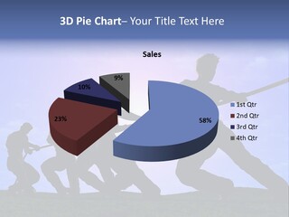 Playing String People PowerPoint Template