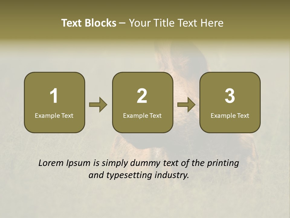Serengeti Wild Dog Southern African Wild Dog African Hunting Dog PowerPoint Template