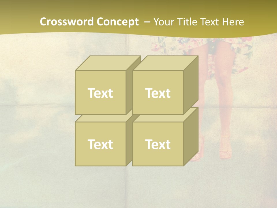 Dream Vintage Female PowerPoint Template