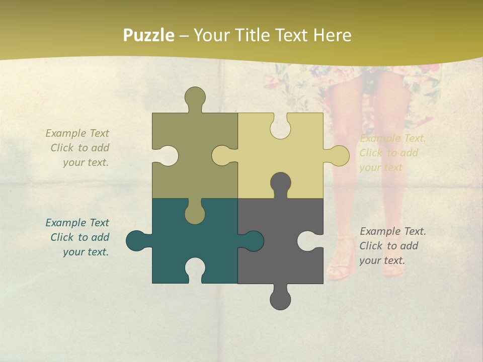 Dream Vintage Female PowerPoint Template