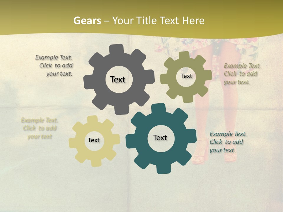 Dream Vintage Female PowerPoint Template