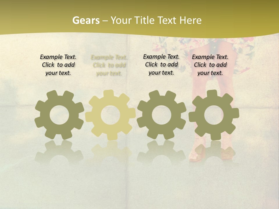 Dream Vintage Female PowerPoint Template