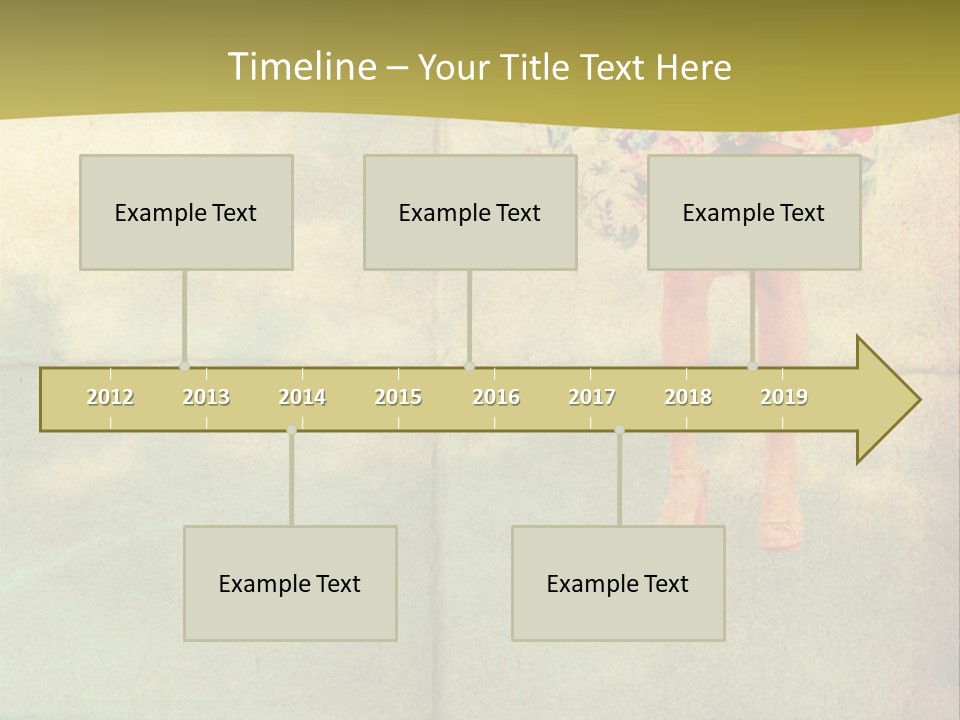 Dream Vintage Female PowerPoint Template