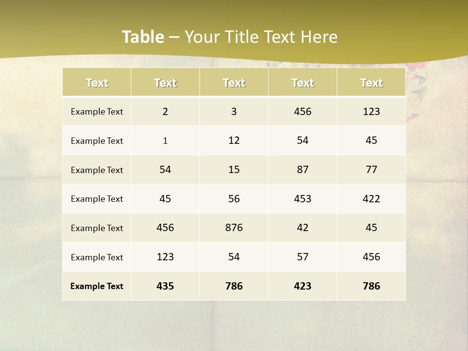 Dream Vintage Female PowerPoint Template