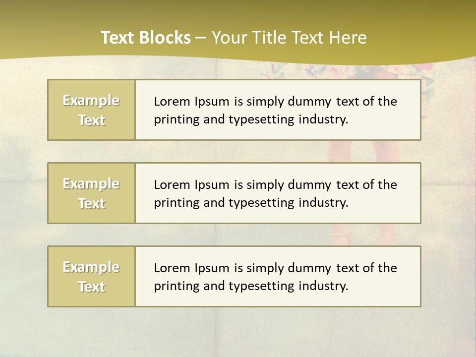 Dream Vintage Female PowerPoint Template