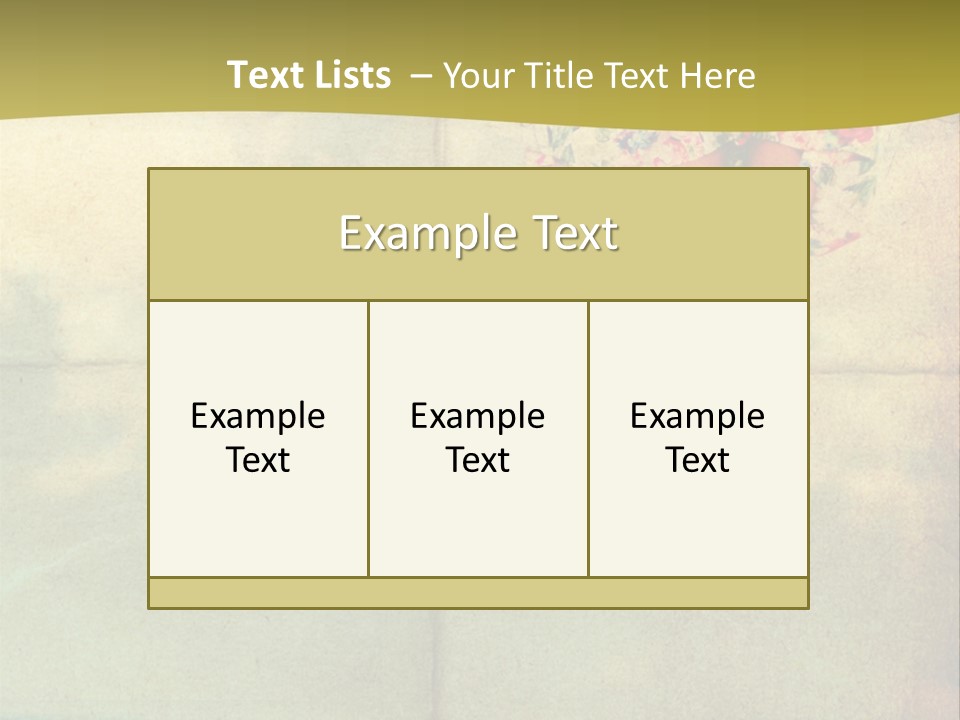 Dream Vintage Female PowerPoint Template