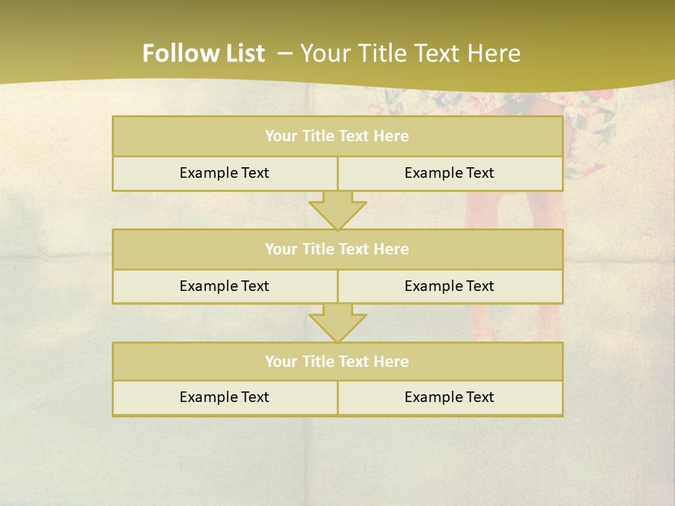 Dream Vintage Female PowerPoint Template