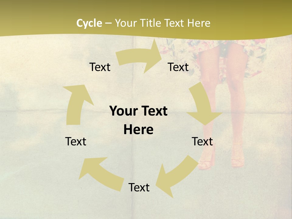 Dream Vintage Female PowerPoint Template