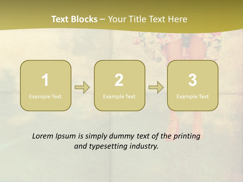 Dream Vintage Female PowerPoint Template