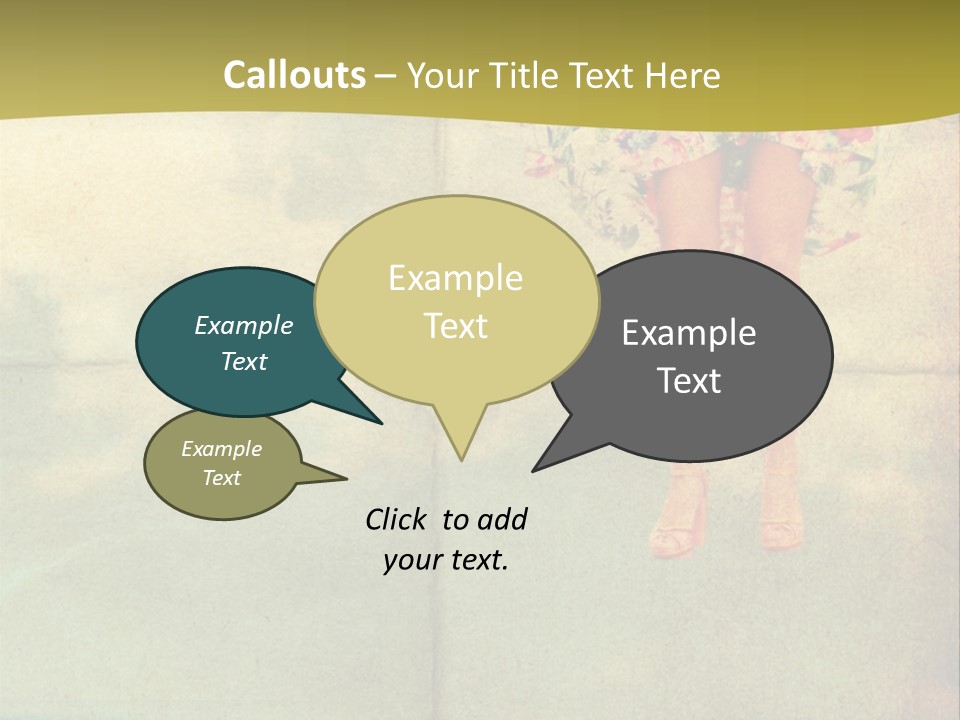 Dream Vintage Female PowerPoint Template