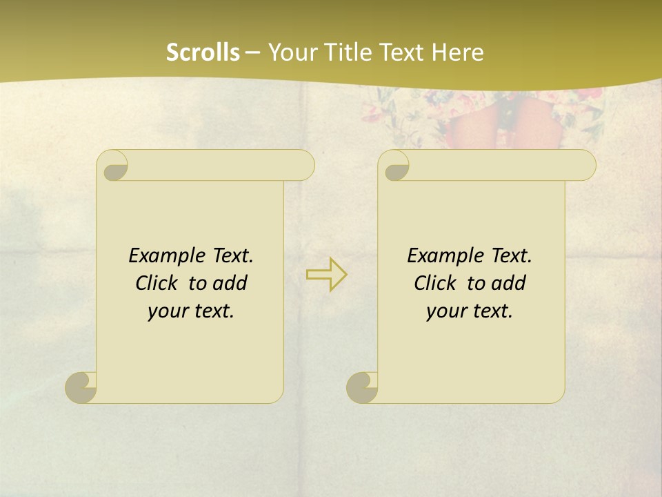 Dream Vintage Female PowerPoint Template